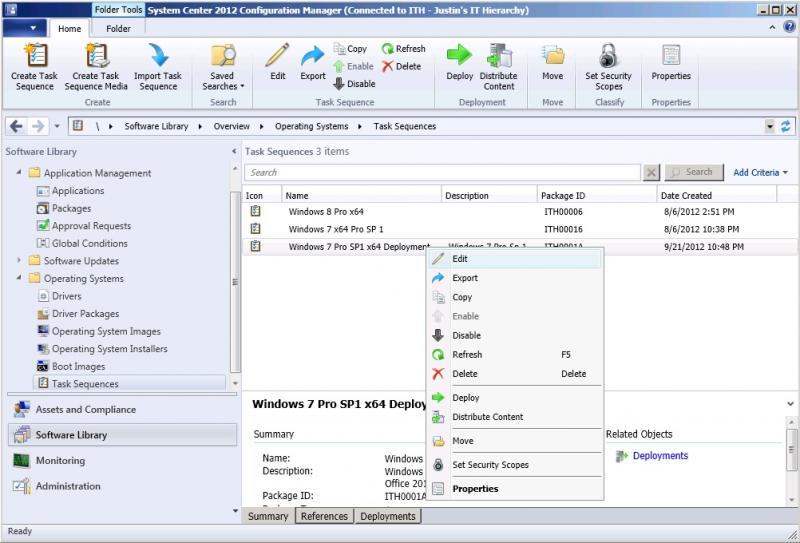 Customizing MECM Task Sequence | Justin's Ramblings